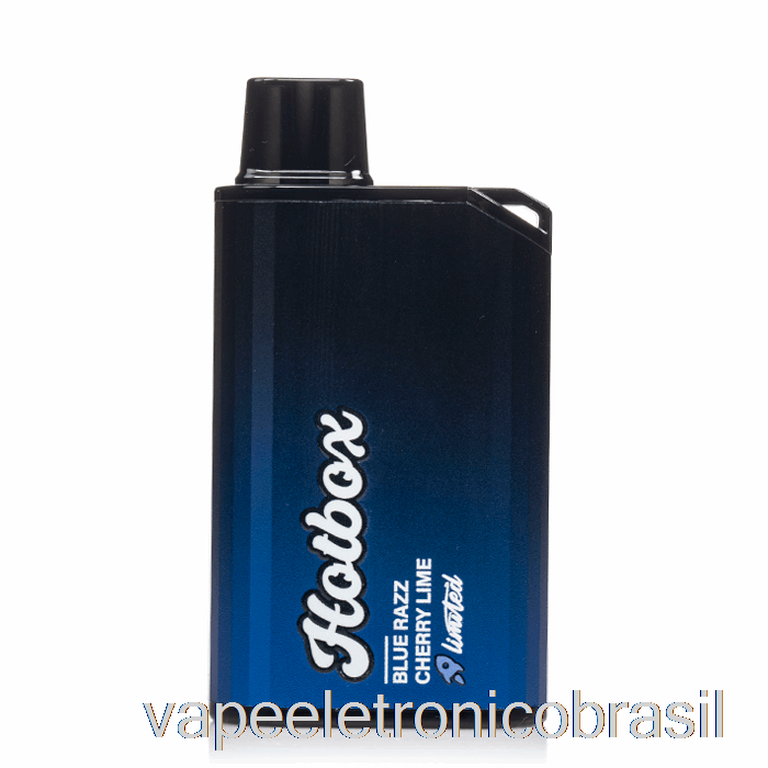 Vape Recarregável Puff Marcas Hotbox 7500 Descartável Azul Razz Cereja Limão